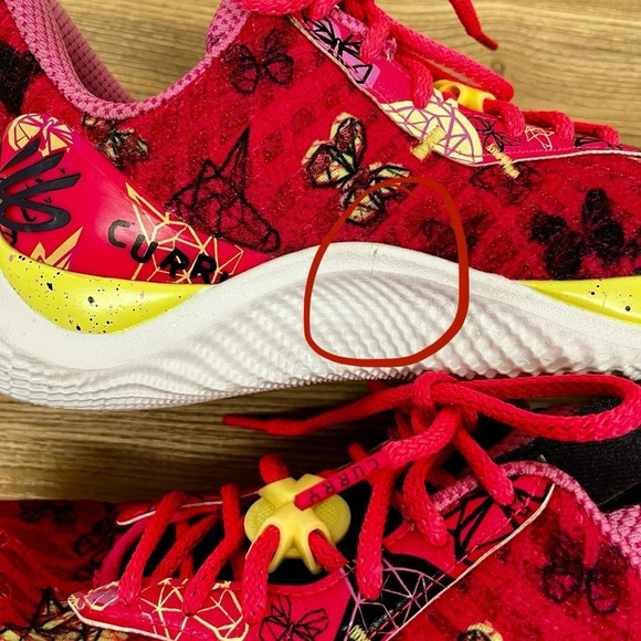 Under Armour Curry Flow 10 Unicorn & Butterfly Basketball Shoes GS 5.5Y Womens 7 - Picture 7 of 12